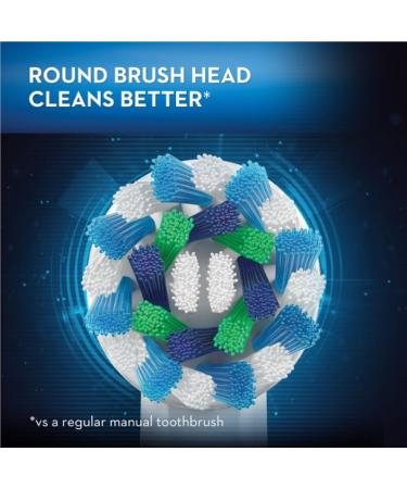 Oral-B 7500 Electric Toothbrush Kit with Replacement Brush Heads & Travel Case - White - Buy Online on SooperMarket.com