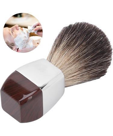 Professional Men's Shaving Brush - Portable Stainless Steel Handle for Home & Salon Use | Best Travel Razor Brush - Buy Online on SooperMarket.com
