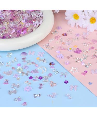 500 Pieces Nail Charms & 3D Decorations - Cute Bear Flower Hearts for Nail Art & DIY Cell Phone Case - Buy Online on SooperMarket.com