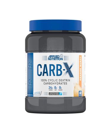 Applied Nutrition Carb X Highly Branched Cyclic Dextrin Carbohydrates Intra & Post Workout Carbs Powder Fuel Training & Recovery Vegan Gluten Free Sugar Free 1.2kg 48 Servings (Orange Burst)