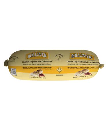 Rollover Chicken Dog Food with Cranberries - 400g