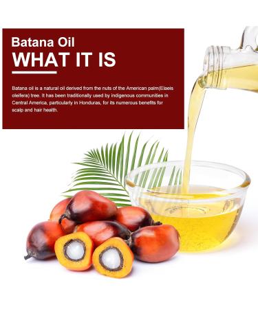 Unrefined Batana Oil for Hair Growth | Organic Nourishing Moisturizer | Repair Damaged Hair & Prevent Hair Loss | 4.0 Fl. Oz - Buy Online on SooperMarket.com