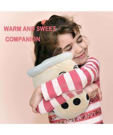 Anboor Bubble Tea Plush Pillow - 35cm Brown Boba Stuffed Toy for Kids | Soft and Cute Gift for Babies, Children | Stuffed Animals Plushies - Buy Online on SooperMarket.com