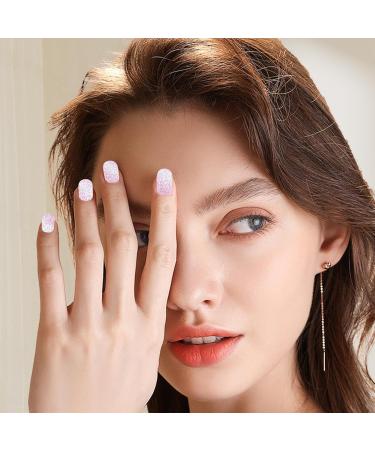 tongfeng Gel Nail Strips Glitter Nail Stickers for Gel Polish Semi Cured Gel Nail Polish Wraps with Nail Light Gel Polish Strips with Nail Lamp Suitable for Manicure Lover N038 - Buy Online on SooperMarket.com