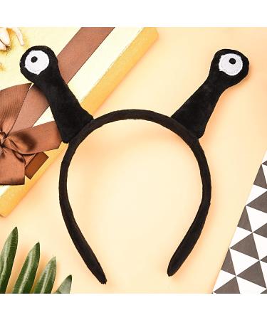 Lezevn 2 Pieces Snail Antenna Plush Headband Snail Costume Accessories Masquerade Party Cosplay Fancy Dress Photo Props - Buy Online on SooperMarket.com