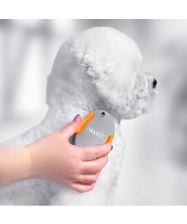 WAHL Palm Pal Brush Pet Grooming Brush Rubber Grip Animal Grooming Tools Face and Body Dog Brush Brushes for Cats and Dogs Removes Loose Hair Dirt and Tangles Palm-held Brushes - Buy Online on SooperMarket.com