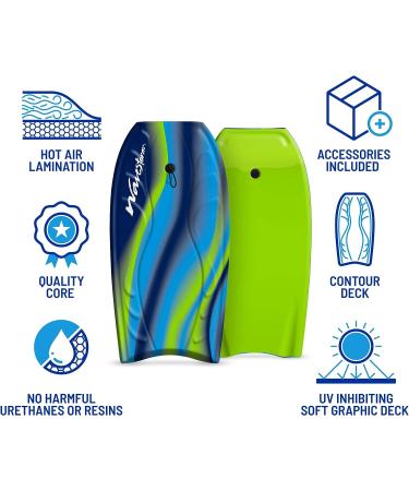 Premium Wavestorm Foam Bodyboard in Green - Shop Now! - Buy Online on SooperMarket.com