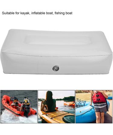 Inflatable Kayak Seat Cushion | Fishing Air Pad with Sticker | Thick PVC Outdoor Seat - Buy Online on SooperMarket.com