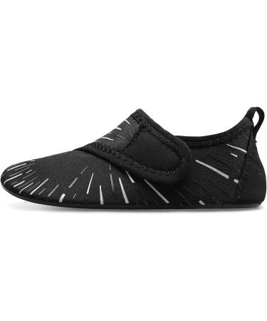 JIASUQI Kids Water Shoes - Quick Dry Aqua Socks for Beach & Pool - Black, 3.5/4.5 UK - Buy Online on SooperMarket.com