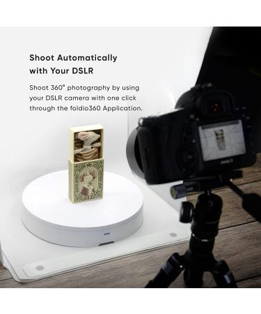 Foldio360 | Smart Photo 360 Turntable Controlled by Smartphone for Product Photography Shooting 360 Degree Image by ORANGEMONKIE - Buy Online on SooperMarket.com