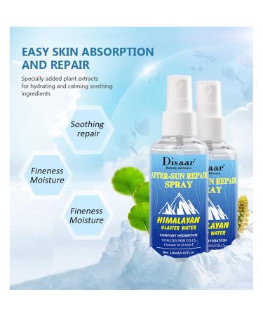 After Sun Repair Spray | Himalayan Glacier Water | Hydrating Moisturizer for Skin | 150ml/5.07oz - Buy Online on SooperMarket.com