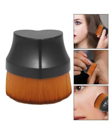 Buy Foundation Brush for Liquid Makeup | Heart Shaped Blending & Buffing Tool for Flawless Finish - Ideal for Self Tanner & Mineral Powder - Buy Online on SooperMarket.com