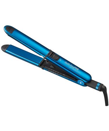 BaBylissPRO Nano Titanium Stainless Steel OPTIMA Flat Iron 1-1/4" Wide Midnight Blue