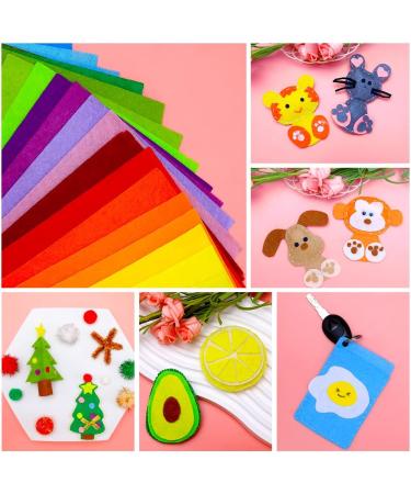 108pcs White Felt Sheets 4x4 - Pre-Cut Craft Felt Fabric for Sewing and Patchwork - Buy Online on SooperMarket.com