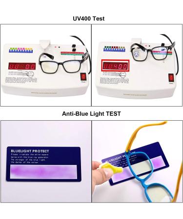 Getino Kids Blue Light Glasses | Anti Eyestrain & Glare Protection for Ages 3-12 | Red White Computer Gaming Glasses for Boys and Girls - Buy Online on SooperMarket.com