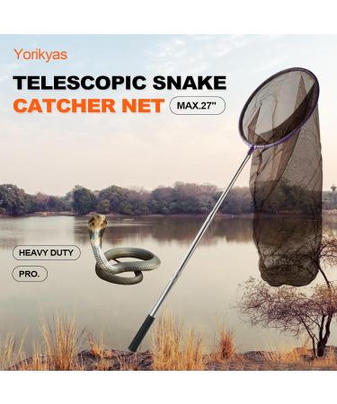 Snake Catcher Net Telescopic Pole for Reptile Grabber Rattle Snake Moving and Catching - Buy Online on SooperMarket.com