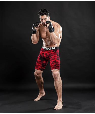 DRSKIN Men's Compression Shorts - Black Camo Gray Red Black - 4 pack Large - Buy Online on SooperMarket.com