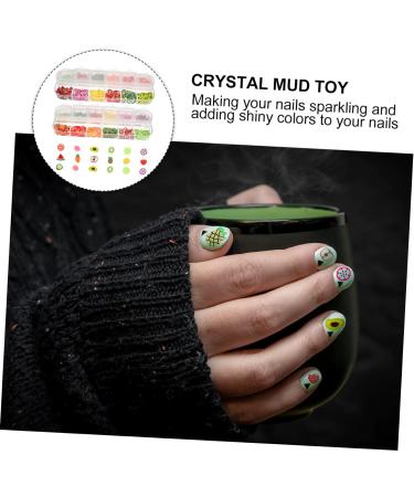 Healeved 4 Boxes 12 Polymer Clay Sequins Manicures Accessories Flower Stickers for Nails Nail Slices Fruit Lemon Stickers Fruit Slice Nails Nail Art Supplies 3d Crystal Mud Soft Pottery - Buy Online on SooperMarket.com