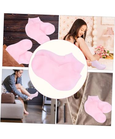 minkissy 2 Pairs Protective Socks Spa Socks Moisturizing Feet Sock Moisturizing Stocking Cracked Feet Socks Heel Sockss Foot Heel Protector Socks Women Socks Open Toe Socks Sebs Lotion Miss - Buy Online on SooperMarket.com
