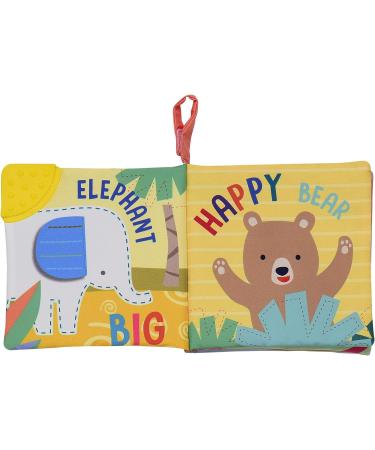 Little Me Jungle Animals Crinkle Activity Book with Teether - 5 Inch, Multi-Colored - Buy Online on SooperMarket.com