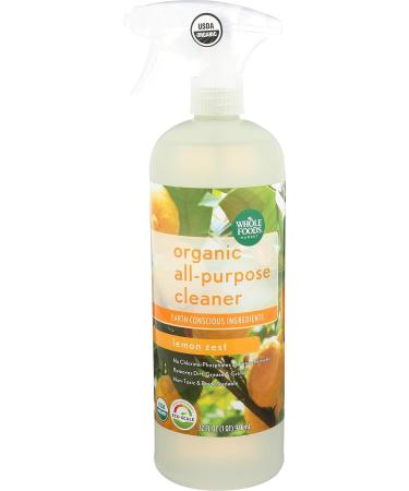 Buy Whole Foods Market Organic All-Purpose Cleaner Lemon Zest 32 fl oz - Eco-Friendly International Shipping - Buy Online on SooperMarket.com