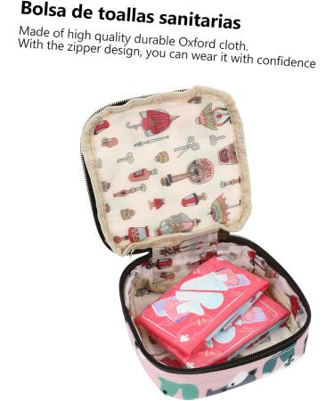 FOMIYES Womens Wallets 4pcs Aunt's Towel Storage Bag Tampon Holder Travel Toiletry Bag - Buy Online on SooperMarket.com
