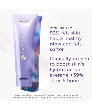 TATCHA The Rice Wash Soft Cream Cleanser - 4 oz | Gently Removes Buildup for Soft and Luminous Skin - Buy Online on SooperMarket.com