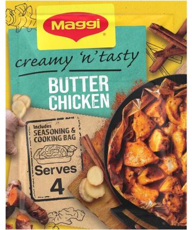 Maggi So Juicy Seasoning Bags - Cajun Chicken, Sticky BBQ, Butter Chicken, Mixed Herbs - Buy Online on SooperMarket.com