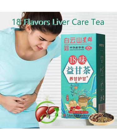MEPRFROT 18 Flavors Liver Care Tea 18 of Protection Tea Daily Nourishing Tea Nourishing and Protecting Tea Everyday Tea Healthy Function (1 box) 5 g - Buy Online on SooperMarket.com