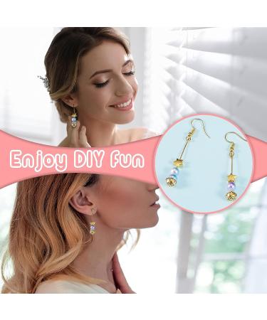 60-Piece Jewelry Flower Beads Ball Needle Set in Clear Box - Classic Style Earring and Bracelet Making Kit in 3 Colors - Buy Online on SooperMarket.com
