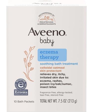 Aveeno Baby Eczema Therapy Bundle: Cream, Bath Treatment & Nighttime Balm for Eczema Relief - Buy Online on SooperMarket.com