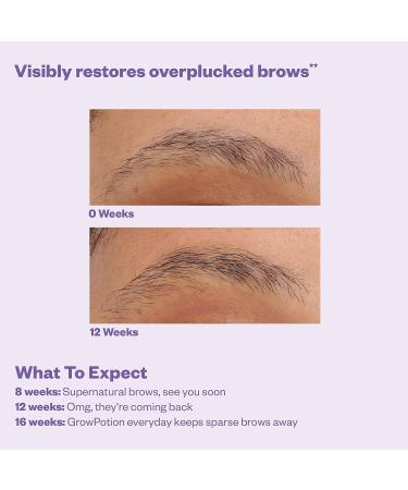 Kosas Grow Potion: Fluffy Brow & Lash Boosting Serum - Enhancing Eyebrow & Eyelash Serum - Buy Online on SooperMarket.com