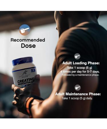 Creatine Monohydrate Powder 450g NSF Certified For Increased Muscle Growth & Performance - Pre-workout Muscle Builder - Supports Athletic Performance - Creatine Powder for Workouts - 90 Servings by CONFIDENT SPORTS 90 Servings (Pack of 1) - Buy Online on SooperMarket.com