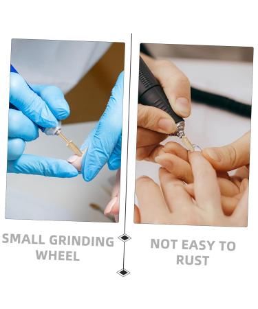 MUSISALY Nail Polisher Electric Grinder Electrical Tools Manicure Drill Tool Polishing Head Manicure Grinding Heads Portable Nail Grinder Nail File Head Drill Bits for Nails Tungsten Steel - Buy Online on SooperMarket.com