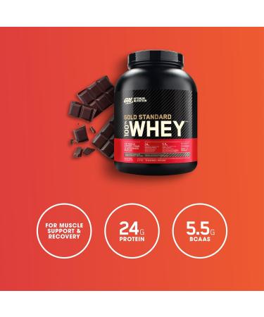Optimum Nutrition Gold Standard 100% Whey Protein Powder 2.270g - Double Rich Chocolate - 74 servings (packaging may vary) Chocolate 74 Servings (Pack of 1) - Buy Online on SooperMarket.com