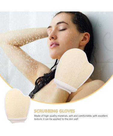 Premium Korean Loofah Scrub Gloves | Exfoliating Body Sponge & Shower Scrubber | Perfect for Women s Bath Routine - Buy Online on SooperMarket.com
