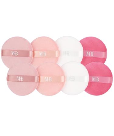 Expressions 8pc Beauty Buffs Set - Round Beauty Blenders Collection Flawless Finish Makeup Sponges To Blend & Set - Cosmetic Beauty Puff Makeup Applicators Professional Beauty Tools + Accessories