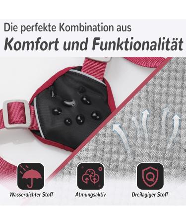 Multi-Purpose Dog Harness with Leash Set - Outbreak-Proof Safety Dishes for Small & Medium Dogs (Black L) - Durable Anti-Train Dog Harness - Buy Online on SooperMarket.com