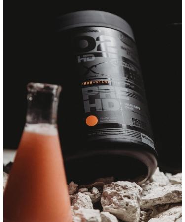 HD MUSCLE PreHD Variant 002 Non-Stim Pre Workout Powder | Nick Walker Signature Series | Stimulant Free PreWorkout | Caffeine-Free L-Citrulline Creapure Creatine Beta Alanine | 60 Servings (Peach Juice) - Buy Online on SooperMarket.com