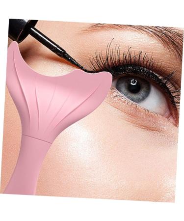 BELLIFFY 2pcs Mascara Brush Eyeliner Applicator Tool Massaging Eye Mask Eyeshadow Stencil Pink - Buy Online on SooperMarket.com