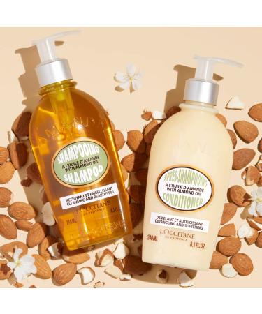 L'Occitane Almond Oil Conditioner 8.1 Fl Oz | All Hair Types - Buy Online on SooperMarket.com