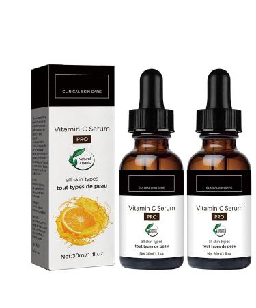 2PCS Eternity Vitamin C Serum  Vitamin C Serum for Face Spots  Vitamin C Serum with Hyaluronic Acid