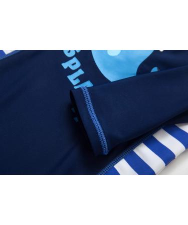 BONVERANO Baby Boys Swimsuit UPF 50+ Long Sleeve Whale One Piece 18-24 Months - Buy Online on SooperMarket.com