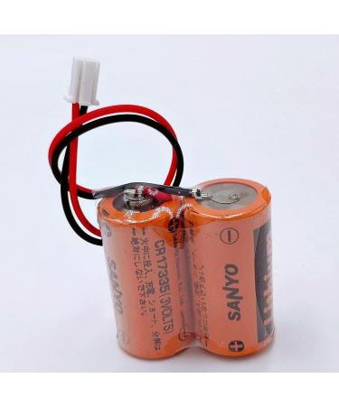 12 Pack 6V 1800mAh MR-BAT6V1 2CR17335A WK17 Battery - Compatible with Mitsubishi M80 Driver & MR-J4 Servo System | International Shipping Available - Buy Online on SooperMarket.com