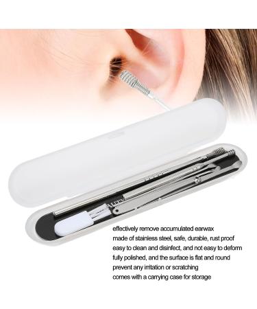 7Pcs Portable Stainless Steel Ear Wax Cleaner Tool Set - Earwax Cleaning Kit - Buy Online on SooperMarket.com