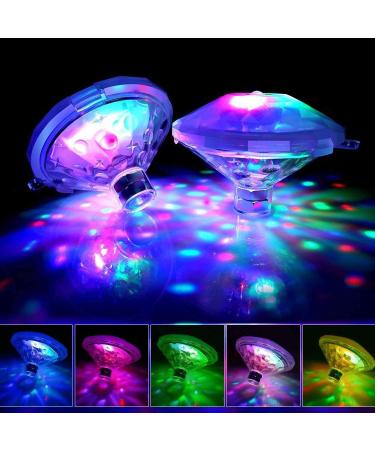 Antyingkai 2 piece of floating pool lighting pool lighting floating LED pool lighting floating waterproof LED pool light pool light water light for garden pond party pool access