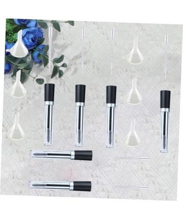 KALLORY 2 18pcs Mascara Tube 10ml Empty Tube Funnel Dropper Transfer Pipettes Eyelash Bottle Blowing 10.5X1.7cm Black - Buy Online on SooperMarket.com