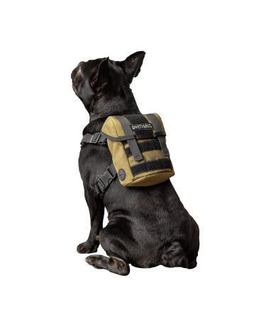 Oneigris Eureka hundred backpack small dog backpack with feces bag dispenser for daily hiking for small dogs green L 14 x W 6 x H 18 cm