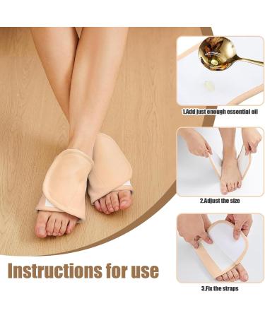 Buy Reusable Castor Oil Protection Belt - Adjustable Soft Cloth Compress for Foot (2 PCs) | Durable Castor Oil Packaging for Men & Women - Buy Online on SooperMarket.com