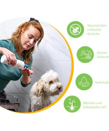 FIRSTPAW Pet Shampoo 500ml - Vegan Puppy & Dog Shampoo Aloe Vera Formula for Sensitive Skin Suitable for All Breeds & Fur Types - Buy Online on SooperMarket.com